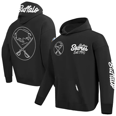 Men's Pro Standard  Black Buffalo Sabres Paint the City Pullover Hoodie