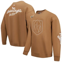 Men's Pro Standard  Brown Vegas Golden Knights Paint the City Pullover Sweatshirt