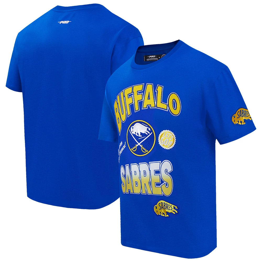 Men's Pro Standard Royal Buffalo Sabres Turn It Up T-Shirt