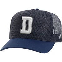 Men's HOOey Navy Dallas Cowboys All Mesh Trucker Adjustable Hat