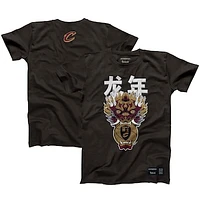 Unisex Hyperfly  Heather Black Cleveland Cavaliers Year of the Dragon Lunar New Collection T-Shirt