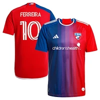 Men's adidas Jesus Ferreira Navy FC Dallas 2024 After Burner Replica Player Jersey