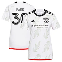 Women's adidas Maarten Paes White FC Dallas 2024 Burn Baby Replica Player Jersey