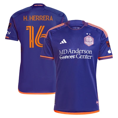 Men's adidas Héctor Herrera Purple Houston Dynamo FC 2024 Still Holdin' Authentic Player Jersey