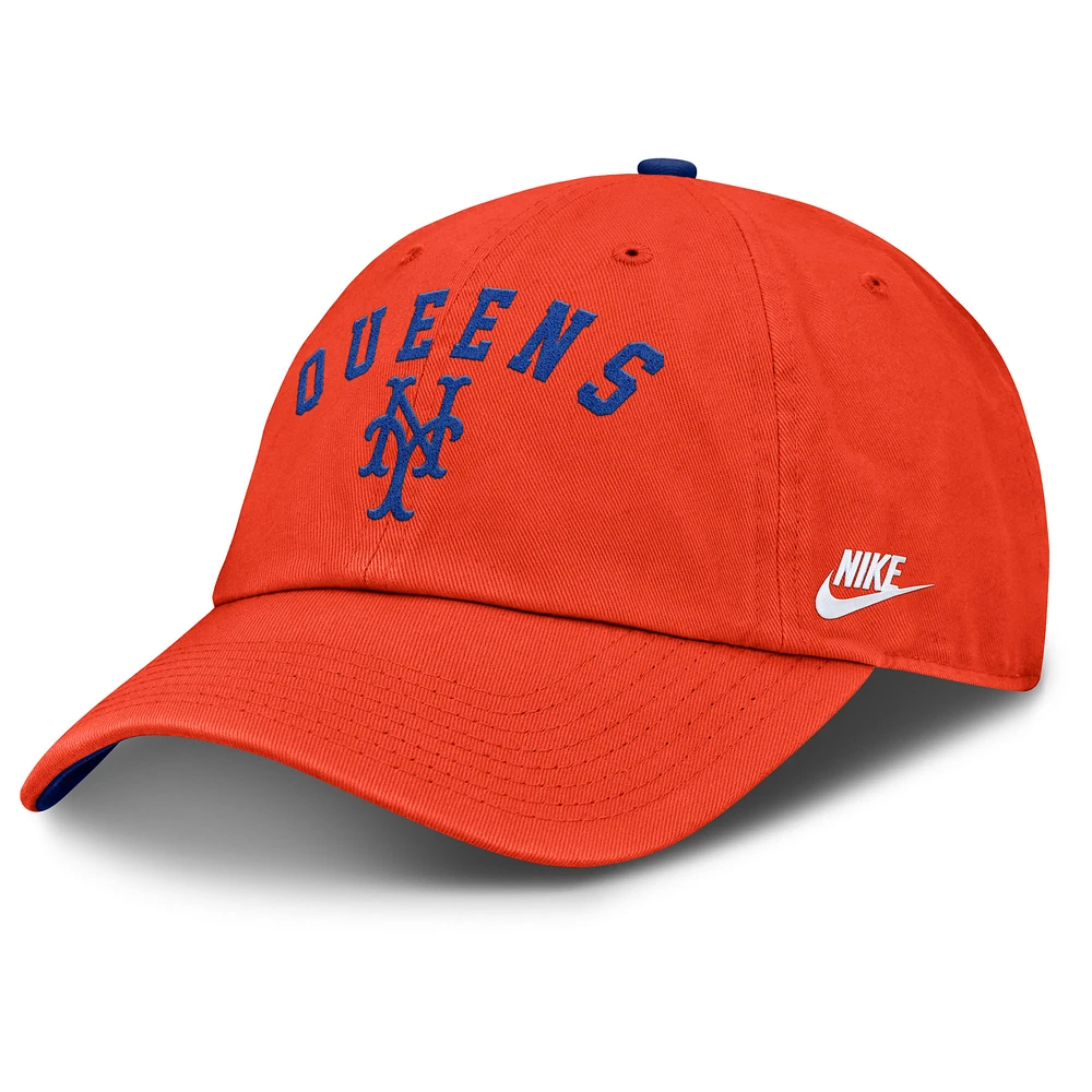 Men's Nike  Orange New York Mets Cooperstown Collection Club Adjustable Hat