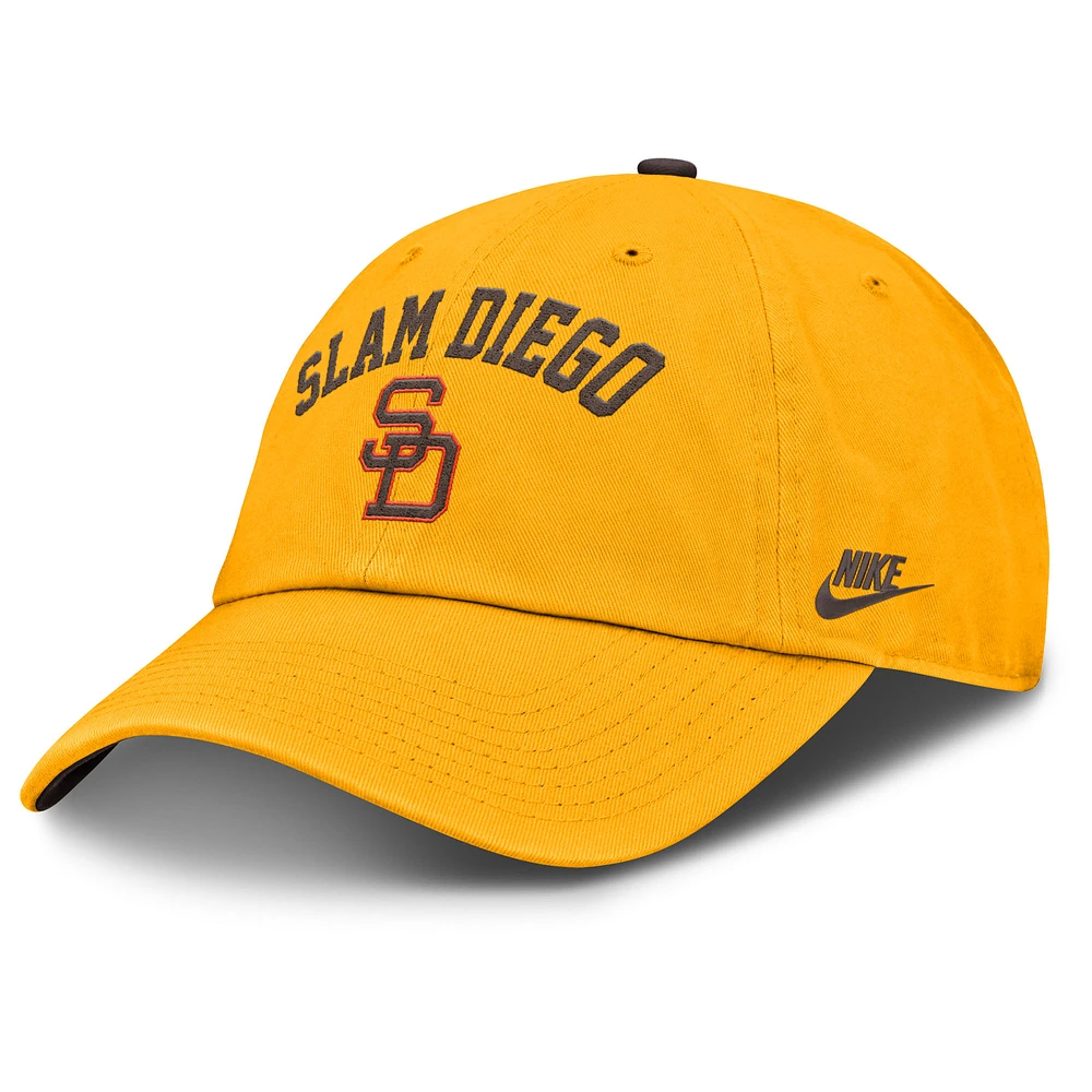 Men's Nike  Gold San Diego Padres Cooperstown Collection Club Adjustable Hat