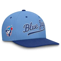 Men's Nike Powder Blue/Royal Toronto Blue Jays Cooperstown Collection Pro Performance Snapback Hat