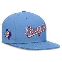 Men's Nike Light Blue Texas Rangers Cooperstown True Performance Fitted Hat