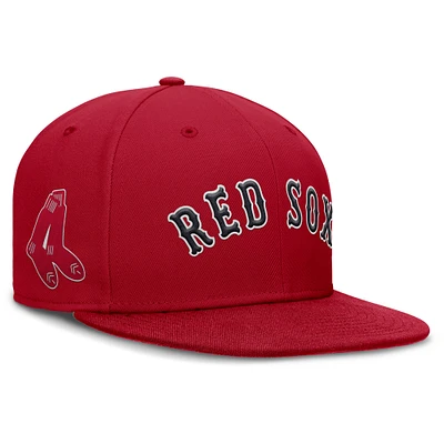 Men's Nike Red Boston Sox Cooperstown True Performance Fitted Hat