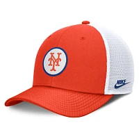 Men's Nike  Orange New York Mets Cooperstown Collection Rise Trucker Adjustable Hat