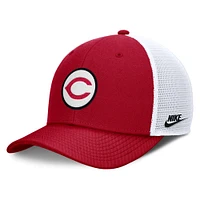 Men's Nike  Red Cincinnati Reds Cooperstown Collection Rise Trucker Adjustable Hat