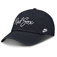 Women's Nike  Navy Boston Red Sox Cooperstown Club Script Adjustable Hat