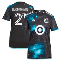 Women's adidas Bongokuhle Hlongwane Black Minnesota United FC 2024 Starry Night Replica Player Jersey