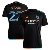 Men's adidas Kevin O'Toole Black New York City FC 2024 24/7 Kit Replica Player Jersey