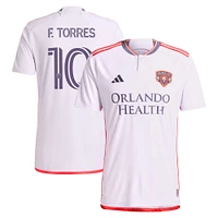 Men's adidas Facundo Torres Purple Orlando City SC 2024 Legacy Kit Replica Player Jersey