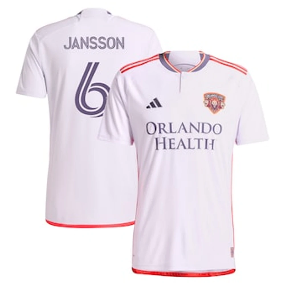 Men's adidas Robin Jansson Purple Orlando City SC 2024 Legacy Kit Replica Player Jersey