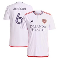 Men's adidas Robin Jansson Purple Orlando City SC 2024 Legacy Kit Replica Player Jersey