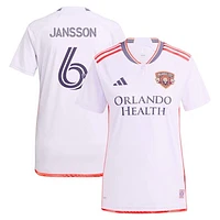 Women's adidas Robin Jansson Purple Orlando City SC 2024 Legacy Kit Replica Player Jersey