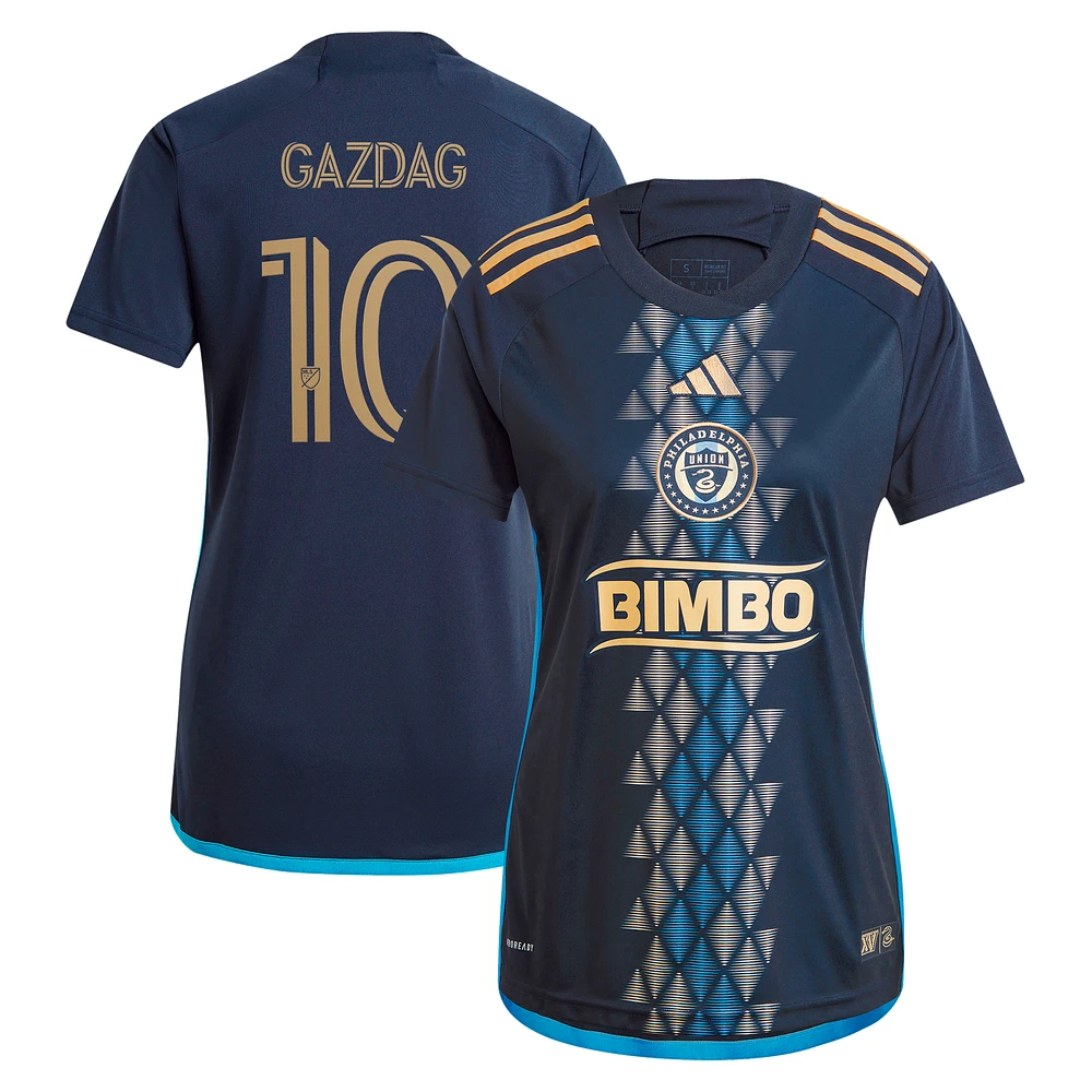 Women's adidas Daniel Gazdag Navy Philadelphia Union 2024 The XV Kit Replica Player Jersey