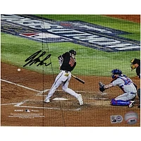 Jordan Lawlar Arizona Diamondbacks Autographed 8" x 10" 2023 World Series Hitting Photograph