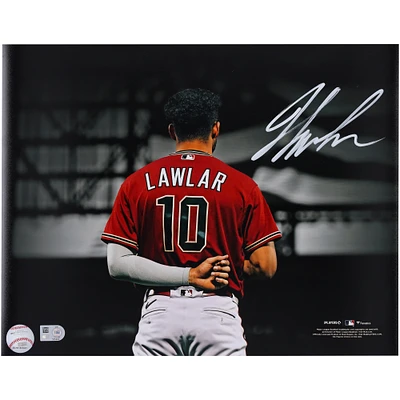 Jordan Lawlar Arizona Diamondbacks Autographed 11" x 14" Spotlight Photograph