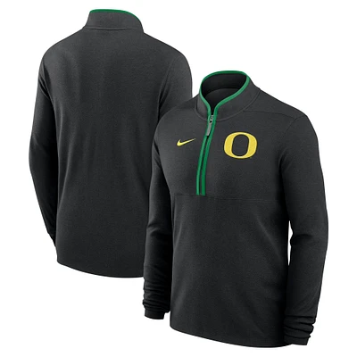 Men's Nike  Black Oregon Ducks Victory Performance Half-Zip Top