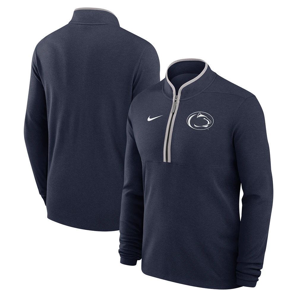 Men's Nike  Navy Penn State Nittany Lions Victory Performance Half-Zip Top