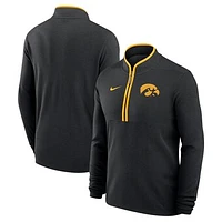 Men's Nike  Black Iowa Hawkeyes Victory Performance Half-Zip Top