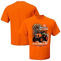 Men's Checkered Flag Sports Orange Ross Chastain 2024 Hollywood Casino 400 Race Winner T-Shirt