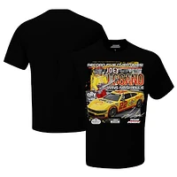 Men's Checkered Flag Sports Black Joey Logano 2024 Ally 400 Race Winner T-Shirt