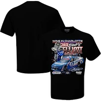 Men's Hendrick Motorsports Team Collection Black Chase Elliott 2024 Xfinity Series MGM 300 Race Winner Win T-Shirt