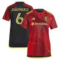 Women's adidas Joao Paulo Red Seattle Sounders FC 2024 The Bruce Lee Kit Replica Player Jersey