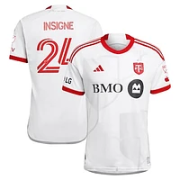 Men's adidas Lorenzo Insigne White Toronto FC 2024 GTA Kit Authentic Player Jersey