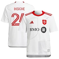 Youth adidas Lorenzo Insigne White Toronto FC 2024 GTA Kit Replica Player Jersey