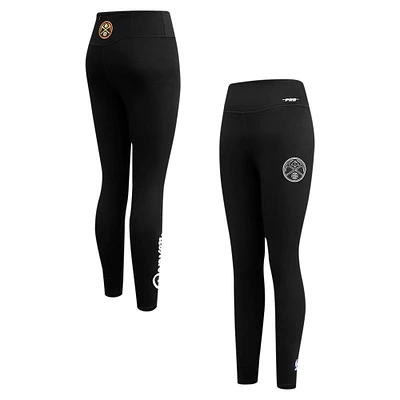 Women's Pro Standard Black Denver Nuggets Paint the City Jersey Leggings