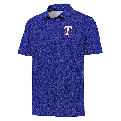Men's Antigua Royal Texas Rangers Figment Polo