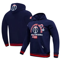 Men's Pro Standard Navy Washington Wizards Area Code Pullover Hoodie