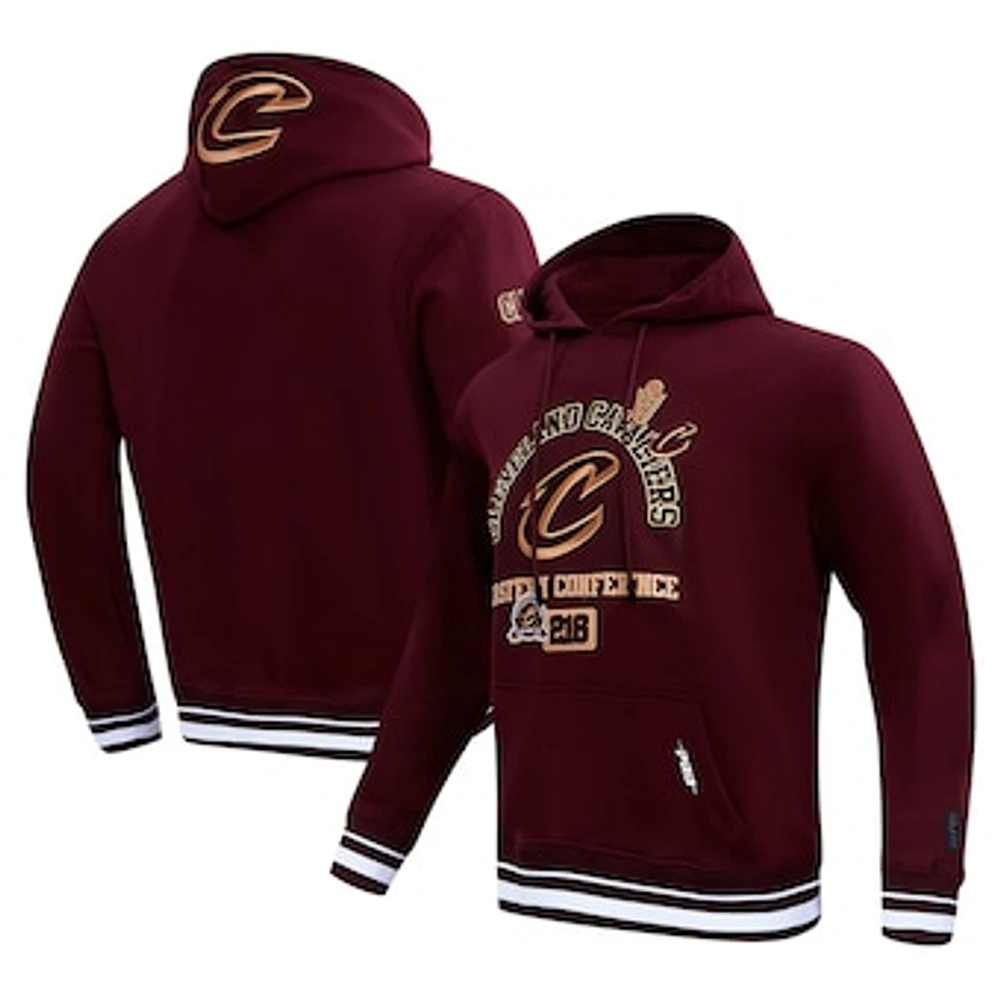 Men's Pro Standard Wine Cleveland Cavaliers Area Code Pullover Hoodie