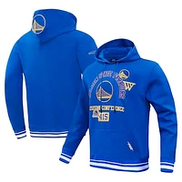 Men's Pro Standard Royal Golden State Warriors Area Code Pullover Hoodie