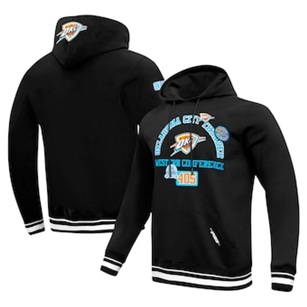 Men's Pro Standard Black Oklahoma City Thunder Area Code Pullover Hoodie