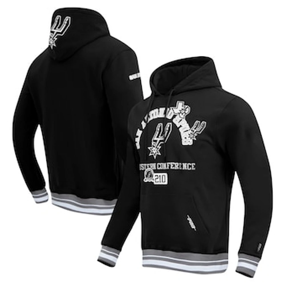 Men's Pro Standard Black San Antonio Spurs Area Code Pullover Hoodie