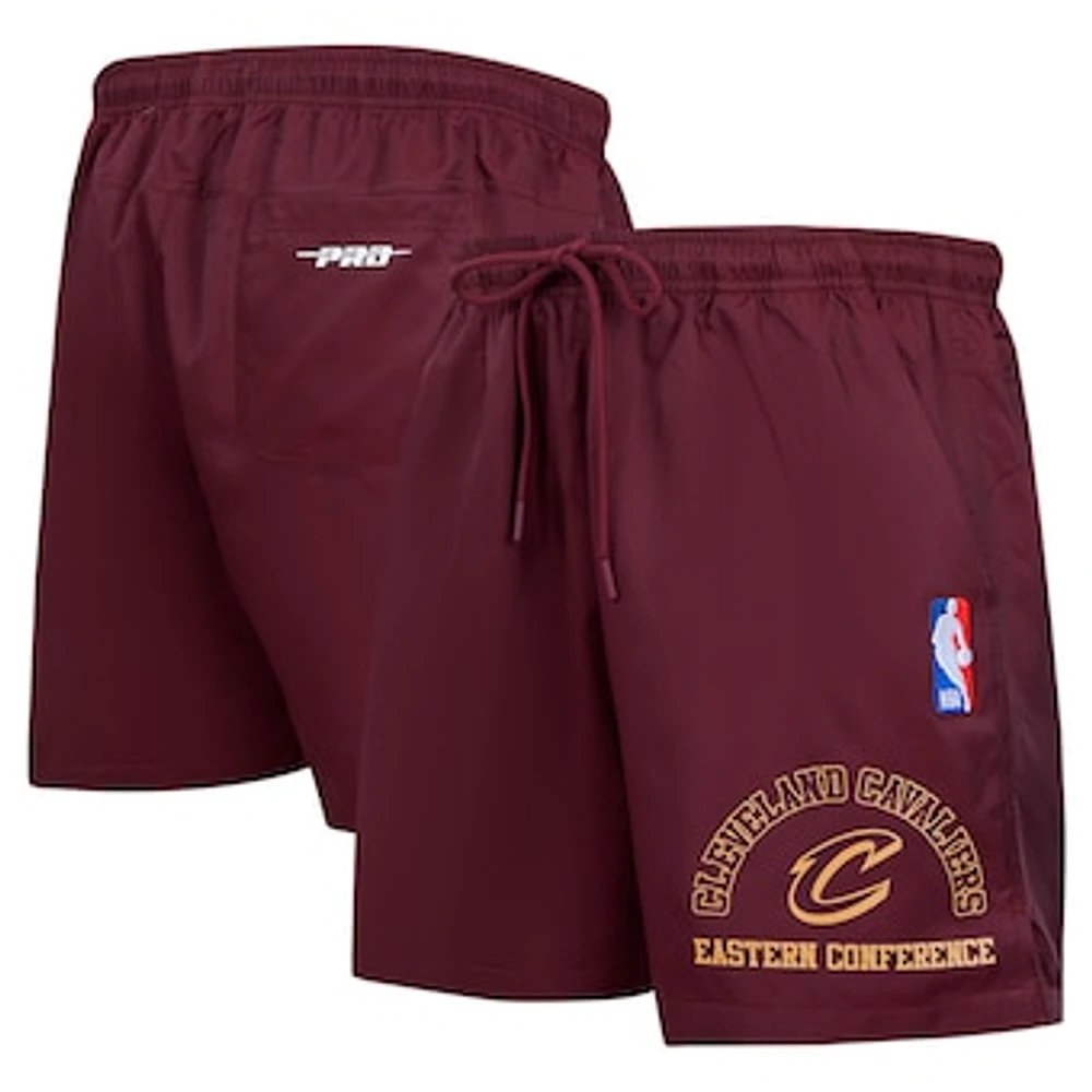 Men's Pro Standard Wine Cleveland Cavaliers Area Code Shorts