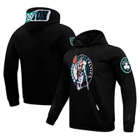 Men's Pro Standard Black Boston Celtics Split Logo Pullover Hoodie