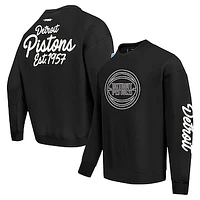 Men's Pro Standard Black Detroit Pistons Paint the City Pullover Sweatshirt