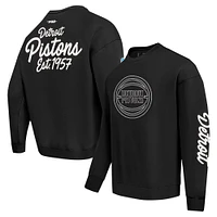 Men's Pro Standard Black Detroit Pistons Paint the City Pullover Sweatshirt