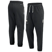 Men's Nike  Black Kentucky Wildcats Basketball Travel Fleece Performance Pants