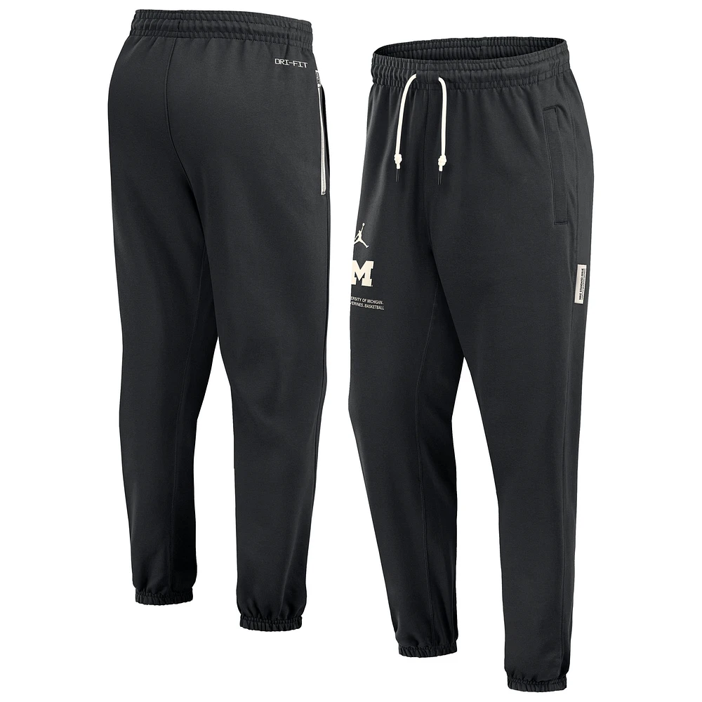 Men's Jordan Brand Black Michigan Wolverines Travel Performance Pants