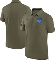 Men's Jordan Brand Olive North Carolina Tar Heels 2024 Military Appreciation Tour Performance Polo