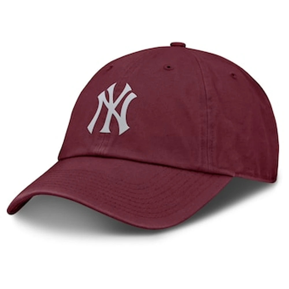 Men's Fanatics Wine New York Yankees Elements Utopia Adjustable Hat