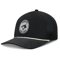 Men's Fanatics Black Toronto Blue Jays Signature A-Frame Adjustable Hat